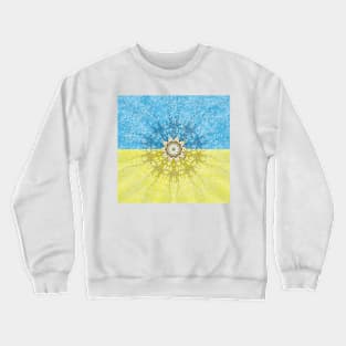 Yellow and blue mystical Crewneck Sweatshirt